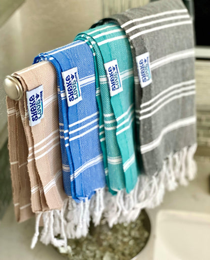 OCEAN BLUE Luxury Turkish Hand Towel