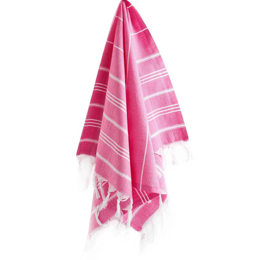 FUSCHIA PINK Luxury Turkish Hand Towel