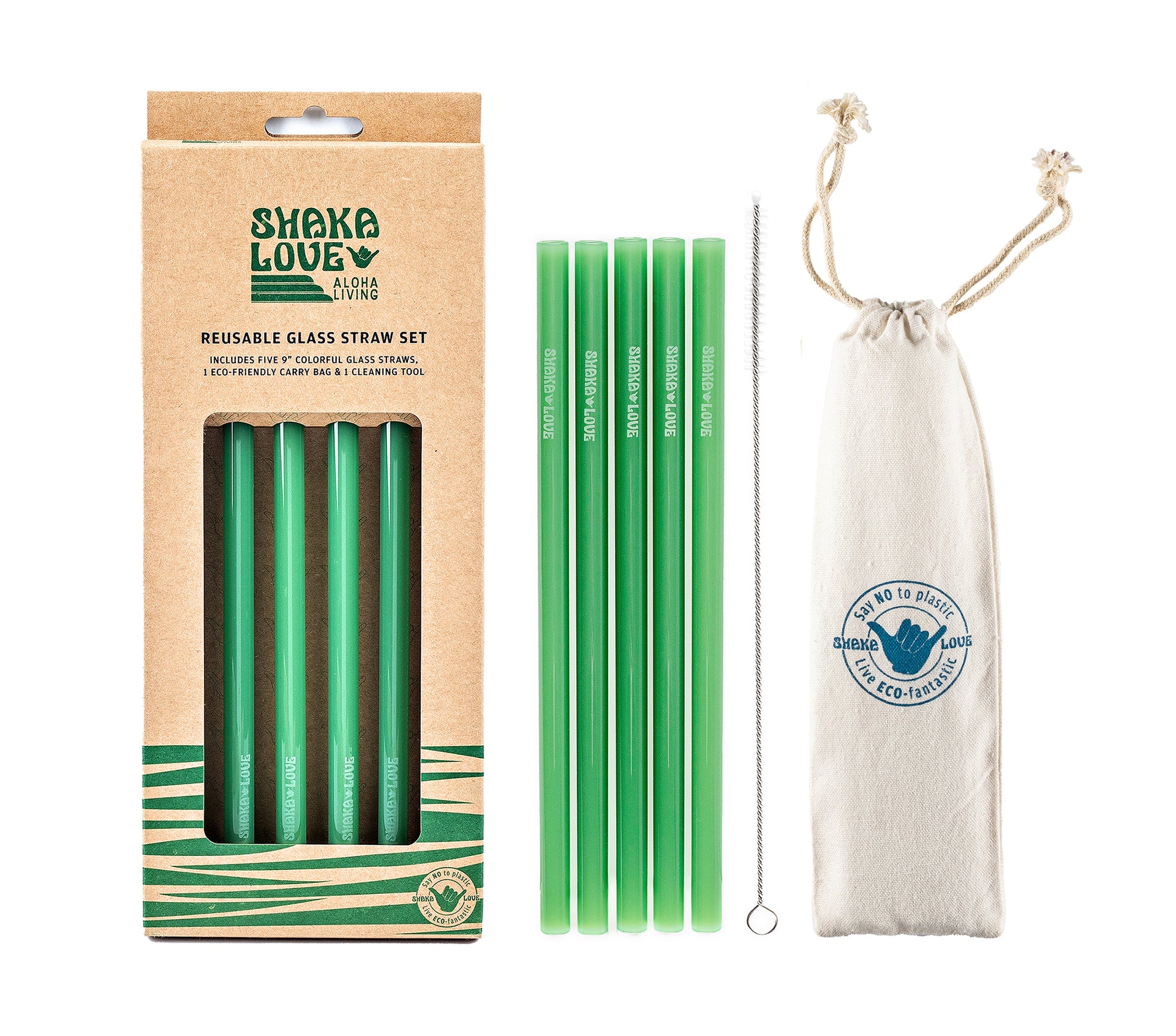 Garden Reusable Glass Straw